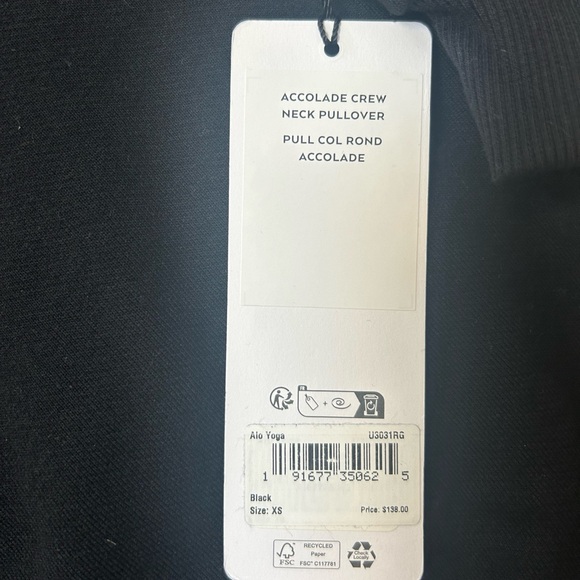 NWT Alo Accolade pullover - Picture 8 of 8